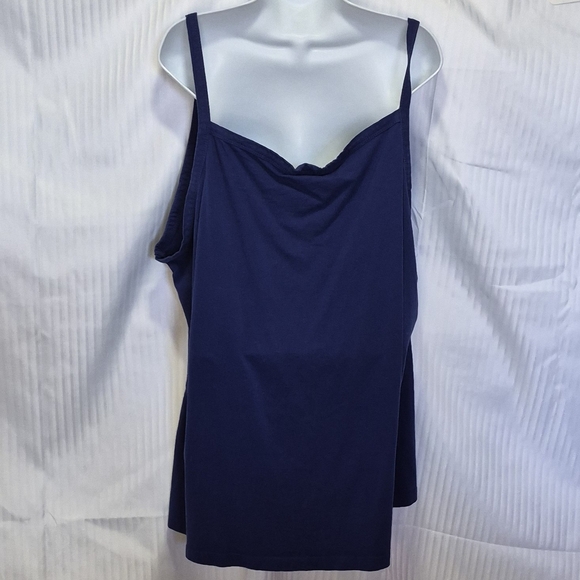 Navy Blue Sleeveless Top - Picture 2 of 7